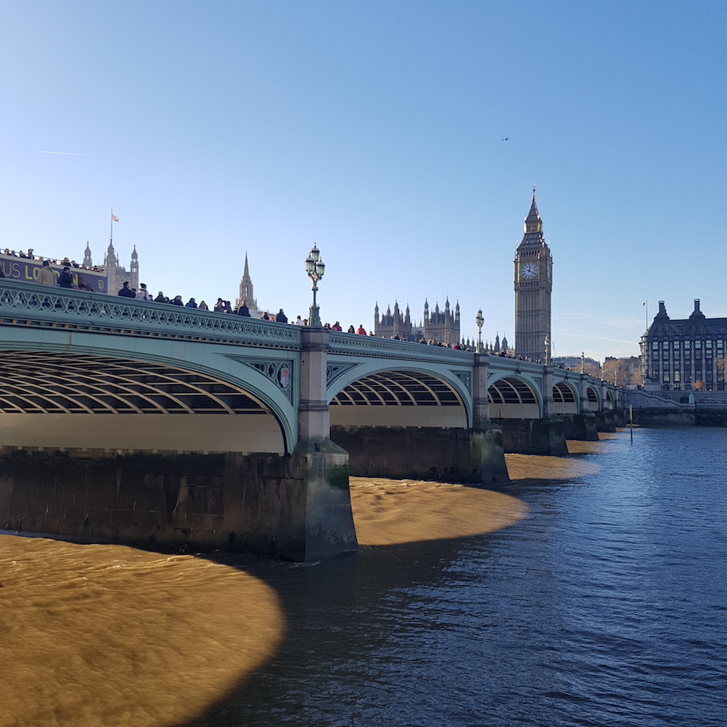 Widok na Big Bena i most Westminster